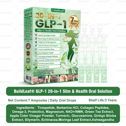 DOOEKA® GLP-1 20-az-1 Slim & Health Orális Oldat – Egyszerű napi használat, látványos eredmény 7 nap alatt, 100 milliárd aktív probiotikummal ✅ testsúlykezelés, szív-, cukorbetegség-, bél- és női egészség, feszes bőr, energia.
