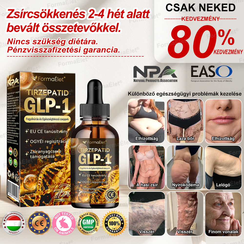 🎈Hivatalos üzlet | FormaÉlet® GLP-1 Moringa Fogyókúrás és Egészségfokozó cseppek 🔥 (Élelmiszer-minőségű zsírégető – Az Obesity Society fejlesztése)