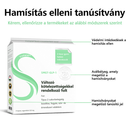 [Lásd az eredményeket 7 nap múlva]🌲Voilaist® SMGT-GLP-1 nano mikrotűs tapasz (Fájdalommentes, hosszan tartó, kezeli a cukorbetegséget, az elhízást és a szív- és érrendszeri betegségeket)