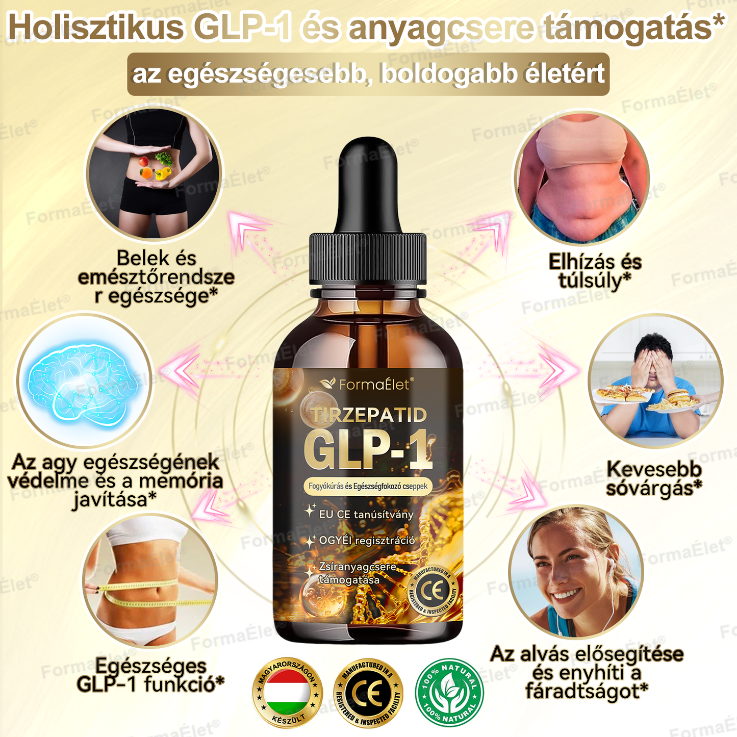 ⭐Hivatalos üzlet | FormaÉlet® GLP-1 Moringa Fogyókúrás és Egészségfokozó cseppek 🔥 (Élelmiszer-minőségű zsírégető – Az Obesity Society fejlesztése)