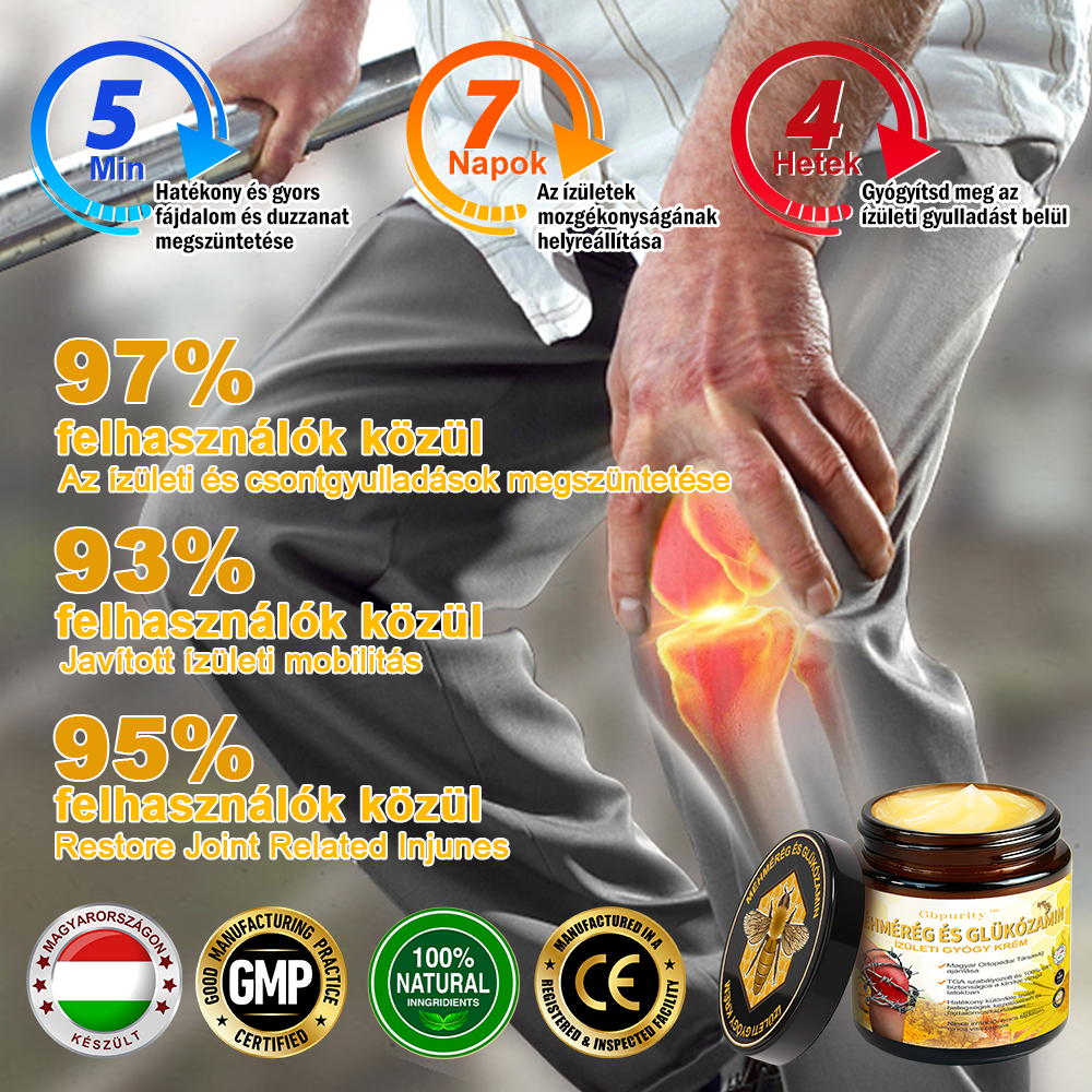 📢Gbpurity Méhméreg és Glükózamin Ízületi Krém – Hivatalos Márkabolt, MOT Jóváhagyással